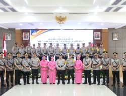 Kapolda Sumbar pimpin Sertijab Dirintelkam, Ka SPN, Kapolres Pariaman, Kapolres Pasbar dan Kapolres Pessel