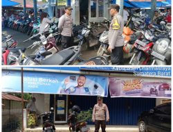 Patroli Rutin Polres Dharmasraya di Pasar-pasar Wilkum