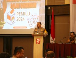 Kapolda Sumbar jadi Narasumber Rakor Kesiapan Penyelenggara Pemilu