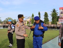 Pengamanan Pemilu 2024, Polres Pasaman Barat Gelar Apel Kesiapan dan Sarana Prasarana Para Personel