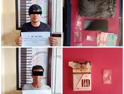 Satresnarkoba Polres Dharmasraya Berhasil Mengungkap Kasus Pengedar Narkotika Jenis Sabu, Dua Pelaku Diamankan