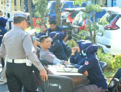 Pastikan Kesehatan Saat Pengamanan Pemungutan Suara Pemilu 2024, Biddokes Polda Sumbar Cek Kesehatan Personel