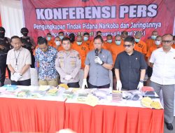 Sikat Narkoba, Polisi Ungkap 28 Kasus dan Amankan 8,8 Kg Sabu Selama 2 Bulan