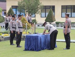 Kapolres Pasaman Barat Pimpin Sertijab Kapolsek Lembah Melintang Dan Melantik Beberapa Pejabat Utamanya