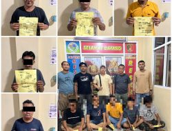Asik bermain Judi Dadu, 5 Pria Diringkus Polisi