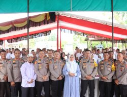 Kapolres Pasaman Barat beserta Staf dan Bhayangkari Gelar Halal Bihalal