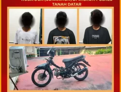 Tiga Anak Dibawah Umur Diamankan Polres Tanah Datar karena ini