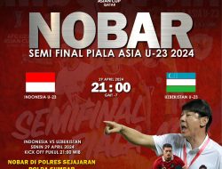 Polisi Ajak Masyarakat Nobar Dukung Timnas Indonesia U-23