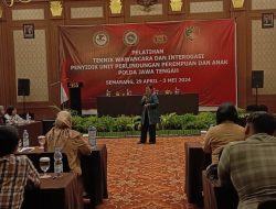 Kombes Pol Sumy Hastry Purwanti Jadi Pemateri Pelatihan Tekhnik Wawancara dan Interogasi Penyidik PPA Polda Jateng