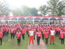 Polda Sumbar gelar Olahraga bersama Bhayangkari, Sambut HUT YKB