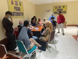 Posko Ante Mortem Polres Sijunjung Kembali Menerima Laporan Dari Masyarakat