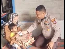 Sambil Berbagi, Aipda Dian Pitok Kembali kunjungi Anak Asuh Stunting