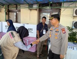 Pastikan Kelancaran PSU, Kabid Humas Polda Sumbar Tinjau Pengamanan di TPS