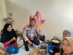 Di Pustu Kelurahan Banuaran, Aipda Dian Wihendro kembali Gelar Peduli Anak Stunting