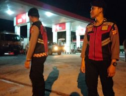 Sat Samapta Polres Aceh Singkil Lakukan Patroli Di Area Objek Vital SPBU