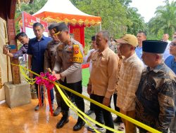 Dukung Program Asta Cita Presiden Ri, Kapolres Solok Selatan Resmikan Kampung Bebas Dari Narkoba