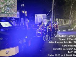 Wujudkan Kota Padang Zero Tawuran dan Balap Liar, Ditsamapta Polda Sumbar Intensifkan Patroli KRYD