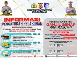 Polda Banten Berlakukan Pengaturan Pelabuhan dan Sistem Ganjil Genap Saat Arus Mudik Lebaran 2025