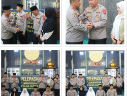 Kapolda Sumbar Lepas Jamaah Haji Personel Polda Sumbar Tahun 1446 H / 2025 M
