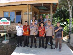 Dalam rangka Hut Hhayangkara ke – 79 Kapolres Kep. Mentawai Resmikan Mushala Al-Fatihah di Dusun Berkat