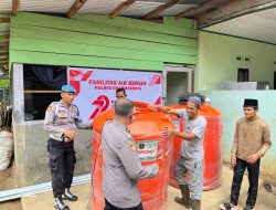 Bakti Polri untuk Anak Yatim, Polres Dharmasraya Bantu Fasilitas Air Bersih dan Bansos untuk Panti Asuhan Ponpes Pembangunan