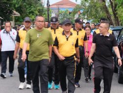 Sambut Hari Bhayangkara ke-79 Kapolda Sumbar Pimpin Olahraga Bersama Forkopimda