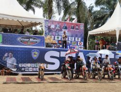 Kapolres Pasaman Barat Hadiri Pembukaan Kejurnas Grass Track Seri 2 Trophy Wakil Gubernur Sumbar Di Kecamatan Kinali