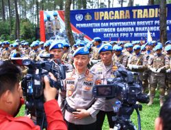 FPU 7 MINUSCA Siap Berangkat Ke Africa Tengah, Kadivhubinter Polri : Misi Perdamaian, Polri Terlatih