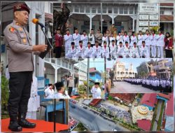 Police Go to School, Kasat Reskrim Polres Solok Kota jadi Inspektur Upacara di SMPN 1 Kota Solok