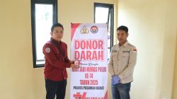 Peringatan Hari Jadi Humas Polri Ke-74 Tahun 2025, Polres Pasaman Barat Menggelar Kegiatan Bhakti Sosial Donor Darah