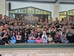 Di Mesjid Setukpa, Siswa SIP Angkatan 55 Pleton 3A Cakra Manggala gelar Baksos