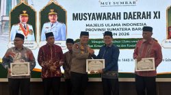 Hadiri Musda MUI, Polda Sumbar Tegaskan Komitmen Dukung Peran Ulama dalam Menjaga Stabilitas Daerah