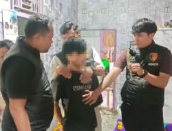 Tim URC Satreskrim Polres Pasaman Barat Mengamankan Seorang Pemuda Yang Mengamuk Menggunakan Sebilah Pisau