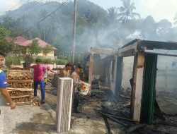 Satu Unit Rumah di Sawah Kareh Palupuh Dilalap Sijago Merah