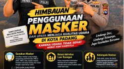 Kabut Asap Karhutla Pengaruhi Udara Padang, Kapolresta Ingatkan Warga Menggunakan masker dan Kurangi Aktivitas di Luar